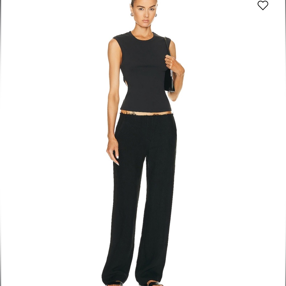 St. Agni Low Waist Linen Pant